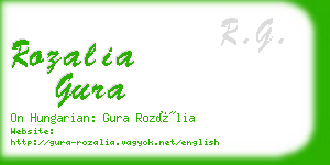 rozalia gura business card